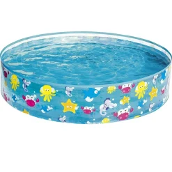 PISCINA RIGIDA AUTOPORTANTE 122X25CM FUORI TERRA FANTASIA MARE PER BAMBINI 55028