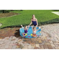 PISCINA RIGIDA AUTOPORTANTE 122X25CM FUORI TERRA FANTASIA MARE PER BAMBINI 55028