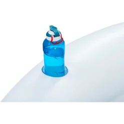 PISCINA TONDA GONFIABILE FAMILY STAMPA ARCOBALENO 206X206X51CM CON 2 PORTABICCHIERI 54443