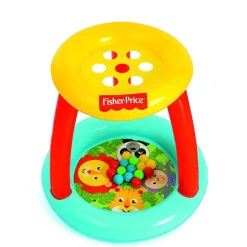 PISCINETTA GONFIABILE CON PALLINE AMICI ANIMALI PER BAMBINI 2 ANNI+ 89X84CM 93541