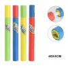 PISTOLA AD ACQUA 48X4 CM TUBO SPARATUTTO IN SCHIUMA GIOCO ESTIVO SPIAGGIA 605459
