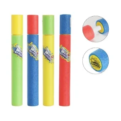 PISTOLA AD ACQUA 25X4CM TUBO SPARATUTTO IN SCHIUMA GIOCO ESTIVO SPIAGGIA 605463