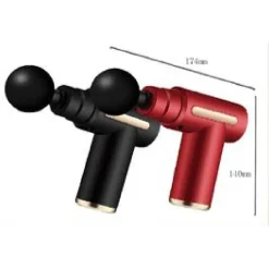 PISTOLA FASCIALE PER MASSAGGIO A VIBRAZIONE BATTERIA TESTINA MASSAGGIANTE TX-8400