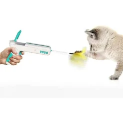 PISTOLA GIOCATTOLO GIOCO INTERATTIVO PER GATTO CANI ANIMALI MULTI TRUST Q-T194