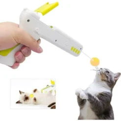 PISTOLA GIOCATTOLO GIOCO INTERATTIVO PER GATTO CANI ANIMALI MULTI TRUST Q-T194