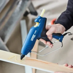 PISTOLA INCOLLATRICE EG313 COMPATTA PROFESSIONALE PER FISSARE CAVI COPRIFILI ZOCCOLINI DECORI