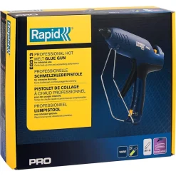 PISTOLA INCOLLATRICE EG313 COMPATTA PROFESSIONALE PER FISSARE CAVI COPRIFILI ZOCCOLINI DECORI