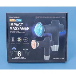 PISTOLA MASSAGGIATORE A PERCUSSIONE PORTATILE SENZA FILI MASSAGGIO A IMPATTO CALDO/FREDDO