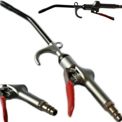 PISTOLA SOFFIAGGIO ARIA COMPRESSA PER COMPRESSORE INNESTO RAPIDO CANNA 120MM