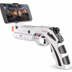PISTOLA WIRELESS BLUETOOTH GAME GUN AR GAMEPAD IOS ANDROID IPEGA PG-9082 CONTROL