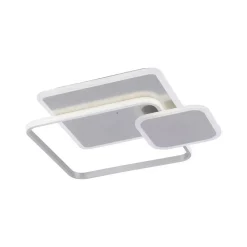 PLAFONIERA A 3 QUADRATI A LED A TRIPLA COLORAZIONE DI LUCE 48 W ULTRA MODERNO C31-3C