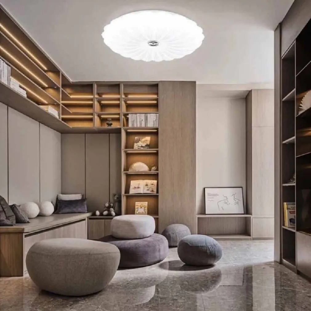 PLAFONIERA A LED LAMPADARIO DA SOFFITTO DIMMERABILE 3 COLORAZIONE DI LUCE C39-3C