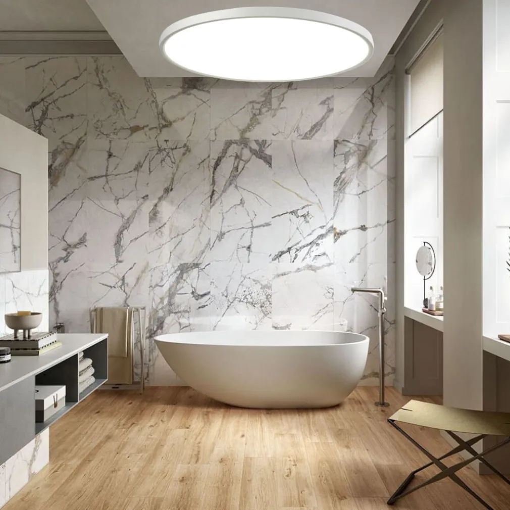 PLAFONIERA A LED SLIM 18W IP40 CON TECNOLOGIA CCT DA 6500K A 2700K CON SWITCH LV230-3C