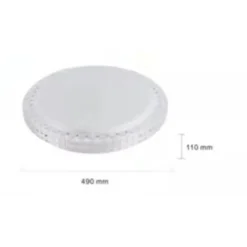 PLAFONIERA DA SOFFITTO INTERNO 60W BORDO CRISTALLI LUCE FREDDA FST-50A40339 49CM