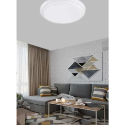 PLAFONIERA DA SOFFITTO INTERNO 60W ROTONDO SPORGENTE LUCE FREDDA FST-50A62691 49CM