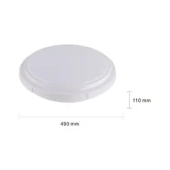 PLAFONIERA DA SOFFITTO INTERNO 60W ROTONDO SPORGENTE LUCE FREDDA FST-50A62691 49CM