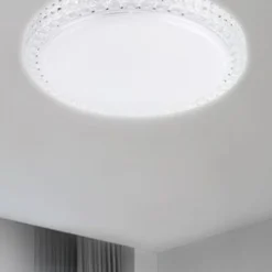 PLAFONIERA DA SOFFITTO INTERNO 45W BORDO CRISTALLI LUCE FREDDA FST-40A26584 40CM