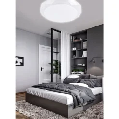 PLAFONIERA DA SOFFITTO 45W DESIGN DIAMANTE TAGLIATO LUCE FREDDA FST-40A26844 40CM