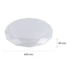 PLAFONIERA DA SOFFITTO 45W DESIGN DIAMANTE TAGLIATO LUCE FREDDA FST-40A26844 40CM