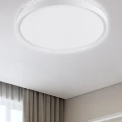 PLAFONIERA DA SOFFITTO 45W TONDO CON STRISCIA LUCE FREDDA FST-40A84257 INTERNO 40CM