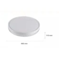 PLAFONIERA DA SOFFITTO 60W TONDO CON STRISCIA LUCE FREDDA FST-50A17116 INTERNO 49CM