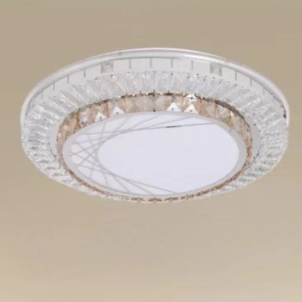 PLAFONIERA DA SOFFITTO 65W Ø50CM LED A STRATI CRISTALLI RAGNATELA LUCE FREDDA 08034
