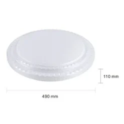 PLAFONIERA DA SOFFITTO 60W CERCHIO A STRATI DECORATO LUCE FREDDA FST-50A16287 49CM