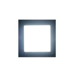 PLAFONIERA FARETTO LED QUADRATO DA SUPERFICIE DA 18W LUCE BIANCO FREDDO