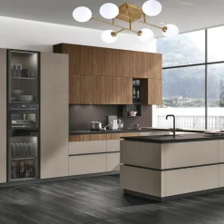 PLAFONIERA LAMPADARIO DA SOFFITTO BRONZO MINIMAL STRUTTURA METALLO 6 SFERE ATTACCO G9 C77