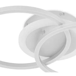 PLAFONIERA LAMPADARIO LED SMD A SOFFITTO DESIGN AD ANELLI 42 WATT 3IN1 CCT C35-3C