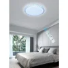 PLAFONIERA LED 60 W LAMPADARIO SOFFITTO SMART DIMMERABILE EFFETTO CRISTALLO