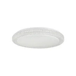 PLAFONIERA LED 60 W LAMPADARIO SOFFITTO SMART DIMMERABILE EFFETTO CRISTALLO