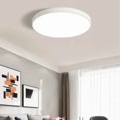 PLAFONIERA LED 70 W ROTONDA LAMPADA SOFFITTO BIANCA LAMPADARIO LUCE FREDDA 02553