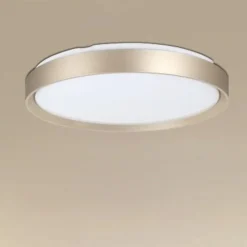 PLAFONIERA LED DA SOFFITTO CIRCOLARE 45W ANELLO ORO BIANCO LUCE FREDDA 6500K 91454