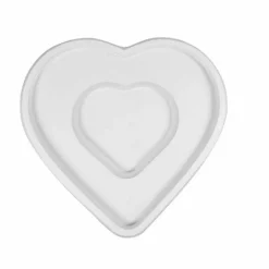 PLAFONIERA LED DA SOFFITTO FORMA DI CUORE 54 W IN ALLUMINIO LUCE CALDA 3000K C19