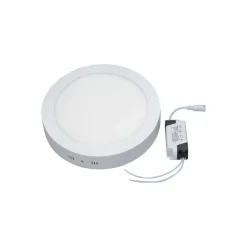 PLAFONIERA LED TONDA O QUADRATA DA SUPERFICIE PANNELLO DA 25W CALDO FREDDO NATUR