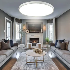 PLAFONIERA LED ULTRA SLIM 24W IP40 CON TECNOLOGIA CCT DA 6500K A 2700K CON SWITCH LV300-3C