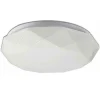 PLAFONIERA LED 18W CON SCOCCA LAVORATA PUNTI TRASPARENTI LUCE 4000K 3000K C-02