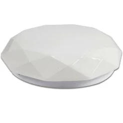 PLAFONIERA LED 18W CON SCOCCA LAVORATA PUNTI TRASPARENTI LUCE 4000K 3000K C-02