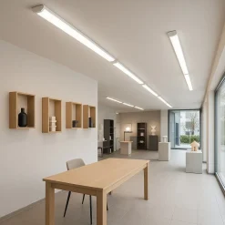 PLAFONIERA LINEARE LED SLIM 27 W 60 CM TECNOLOGIA CCT SWITCH ALTA LUMINOSITÀ IP20 PF-60-3C