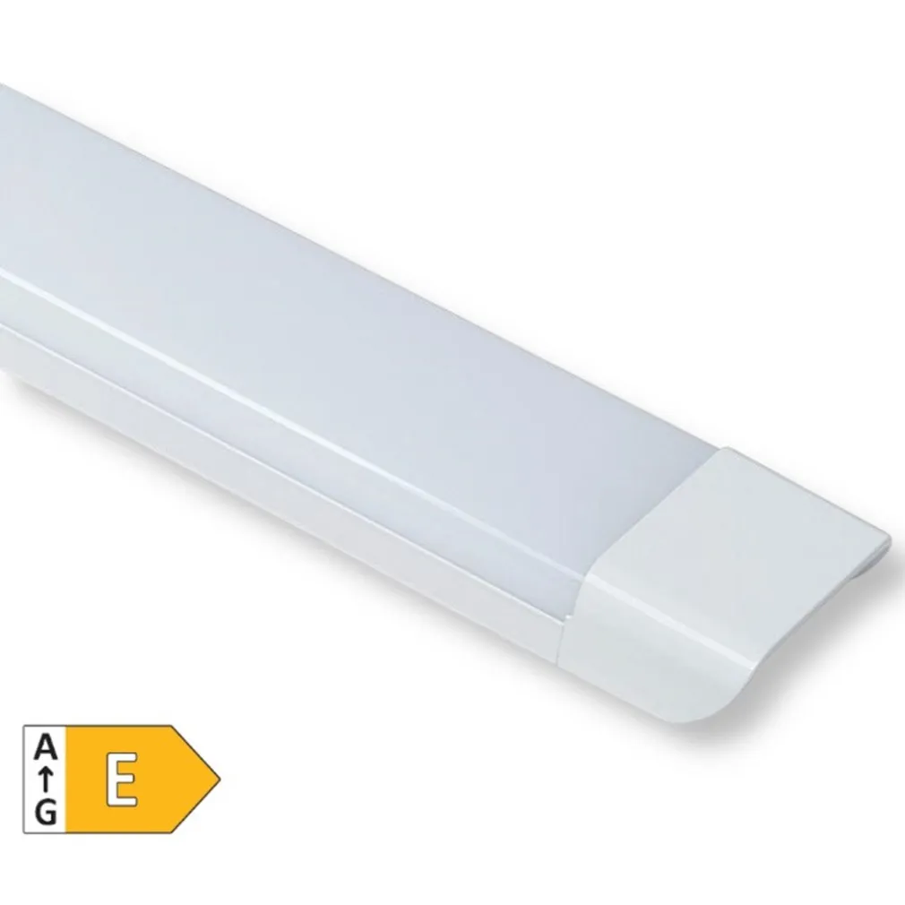 PLAFONIERA LINEARE LED SLIM 40 W 90CM TECNOLOGIA CCT SWITCH ALTA LUMINOSITÀ IP20 PF-90-3C
