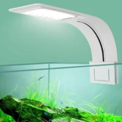 PLAFONIERA LUCE LAMPADA DEE-301 ILLUMINAZIONE 18 LED ESTERNA 7W ACQUARIO 30-60CM