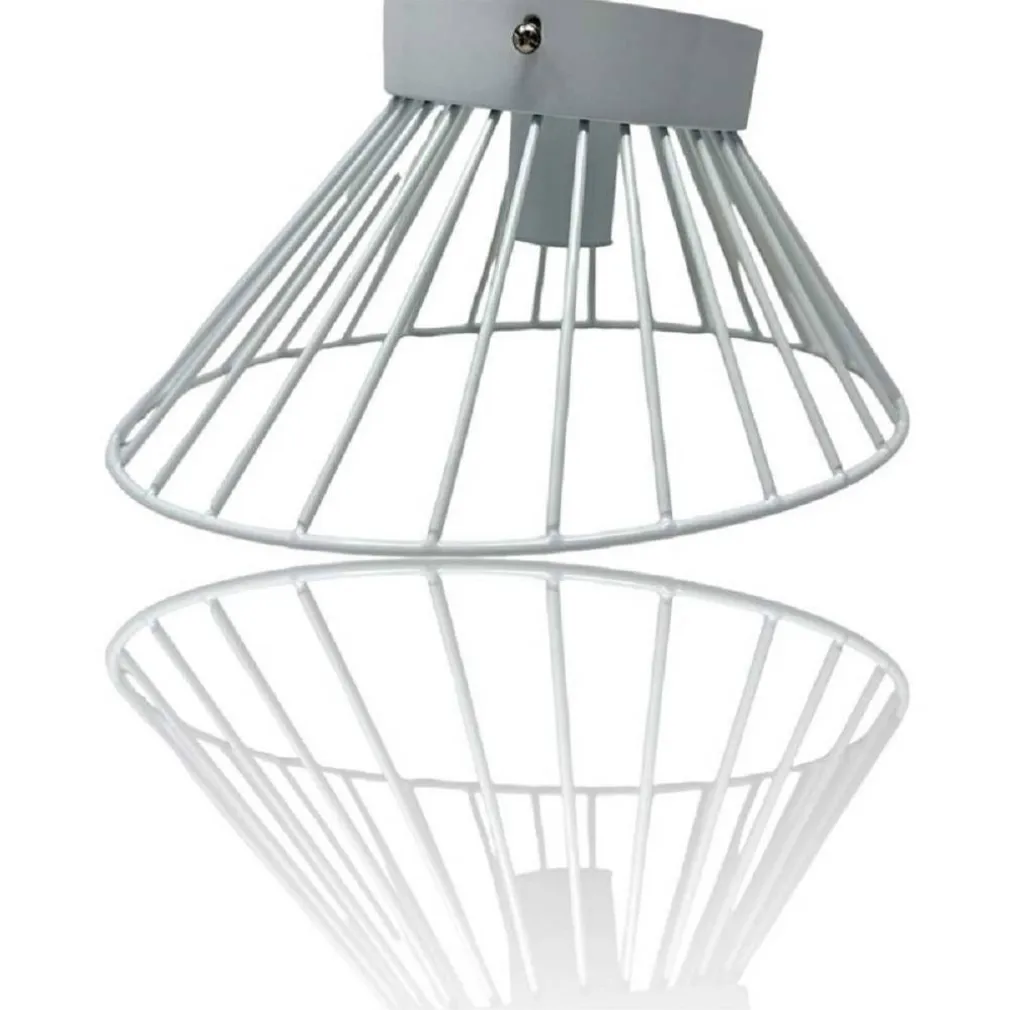 PLAFONIERA PARALUME METALLO LAMPADARIO LAMPADA E27 DECORATIVA CONTEMPORANEA C70