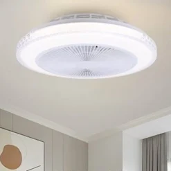 PLAFONIERA SOFFITTO LED CON VENTILATORE LAMPADARIO TELECOMANDO LUCE 3000-6500K 42255