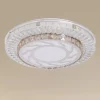 PLAFONIERA SOFFITTO 65W Ø50CM LED DESIGN A STRATI CRISTALLI VORTICE LUCE FREDDA 27683