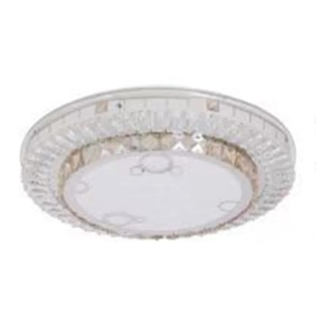 PLAFONIERA SOFFITTO 45W Ø40CM LED DESIGN A STRATI CON CRISTALLI BOLLE LUCE FREDDA 68551