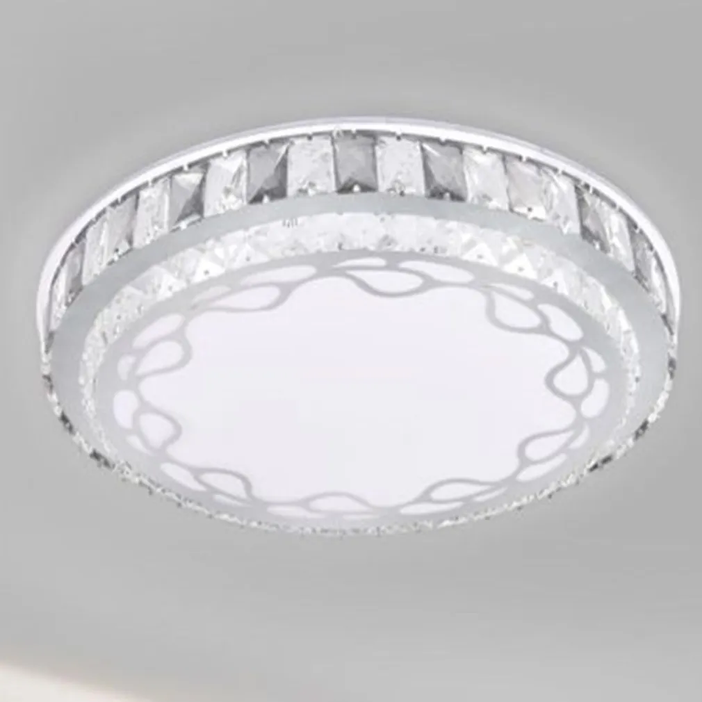 PLAFONIERA SOFFITTO 65W Ø50CM LED A STRATI CRISTALLI DECORO ASTRATTO LUCE FREDDA 33904