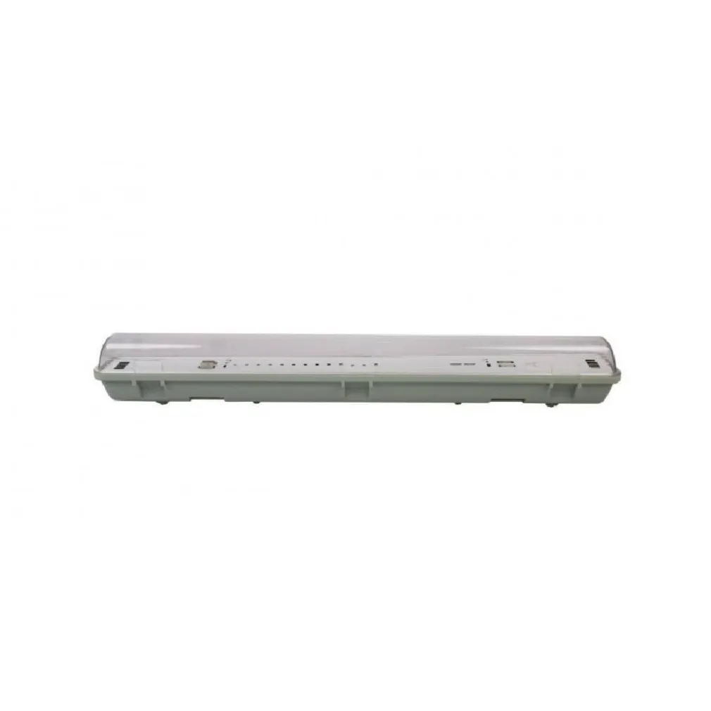 PLAFONIERA STAGNA 1 NEON LED TUBO T8 G13 60CM 220V PARETE SOFFITTO IP65 T8-60SS