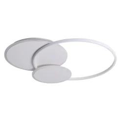 PLAFONIERA TONDA A 3 CERCHI LED A TRIPLA COLORAZIONE DI LUCE 37W ULTRA MODERNO C32-3C