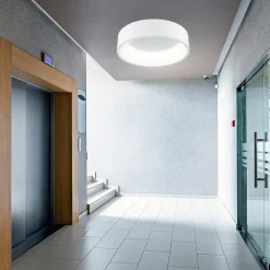 PLAFONIERA TONDA LED 30 W CCT 3000K 4000K LAMPADA SOFFITTO PARETE MURO LUCE 40CM